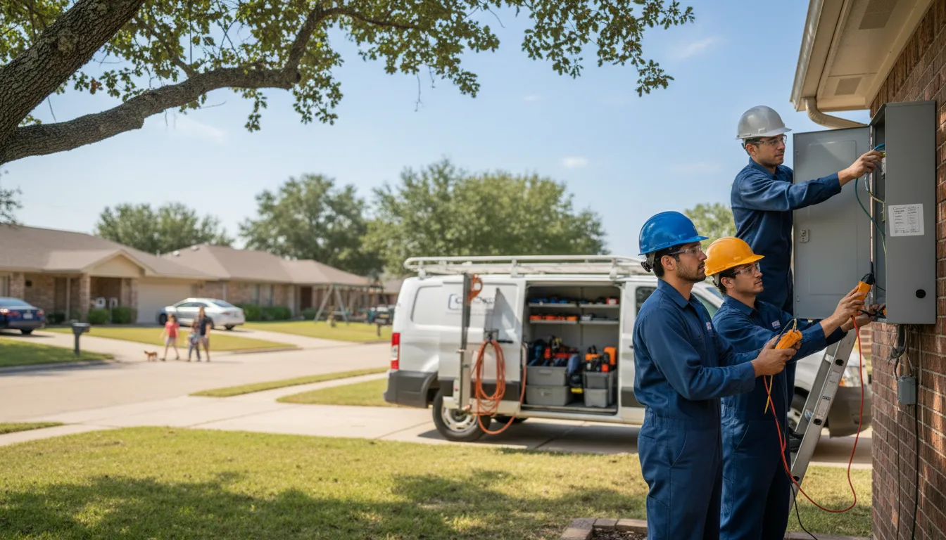Certified electrician providing emergency electrical services in Albion, IA